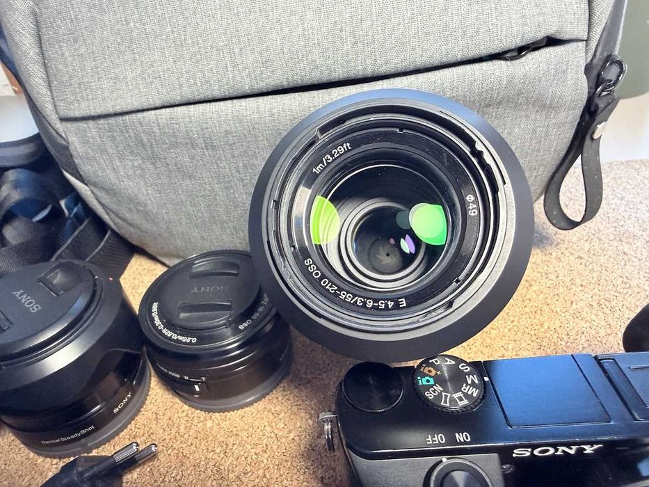 Sony a6000 com objectivas