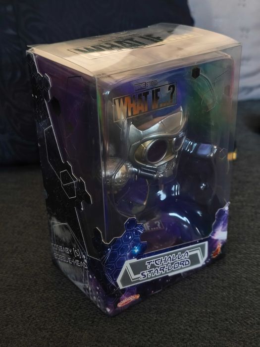 T'Challa Star-Lord 10 cm - What If... Cosbaby Bobble Head