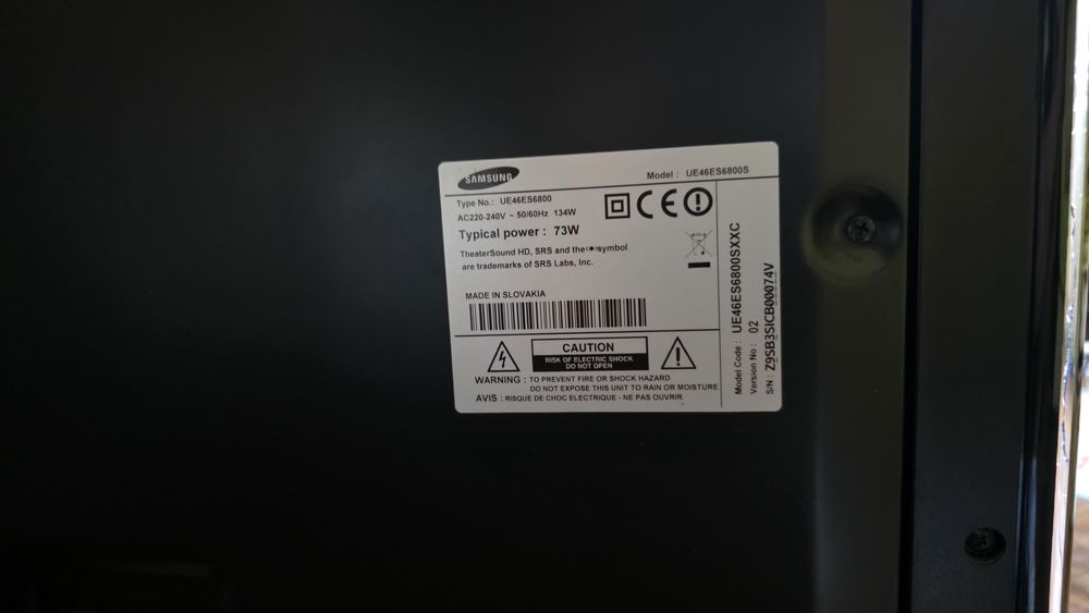 Televisao samsung led 116 cm