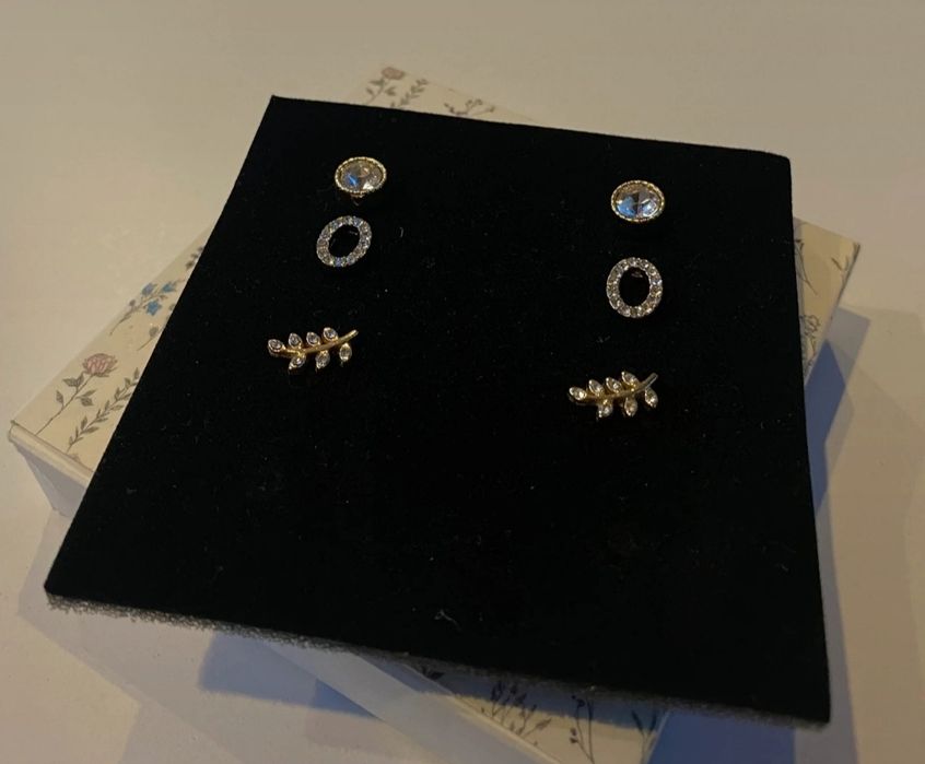 Zestaw kolczyków 3 pary Oriflame - Nowe