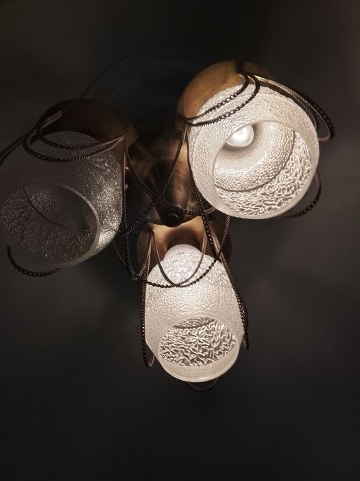 Lampa wisząca PRL