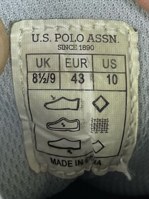 U.S. Polo Assn кроссовки 43 размер спортивные черные
