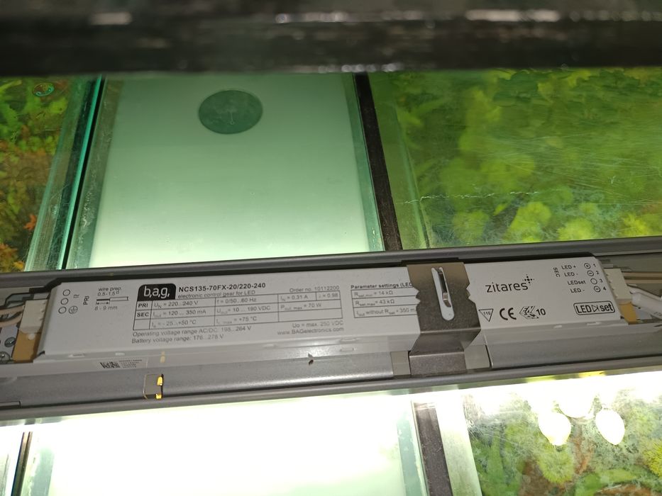 Calha de luz aquário