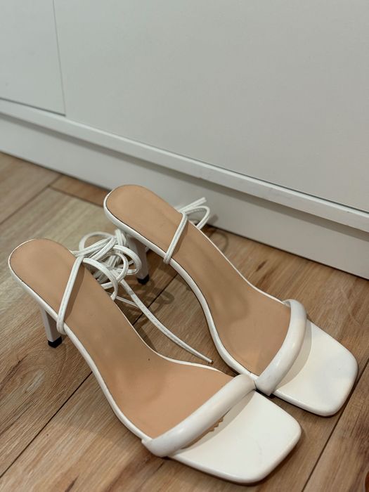 Buty, sandały na obcasie, Klasyczne sandały damskie, szpilki