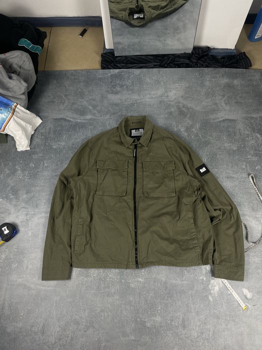 Xxl Зелена котонова куртка - овершот Weekend Offender