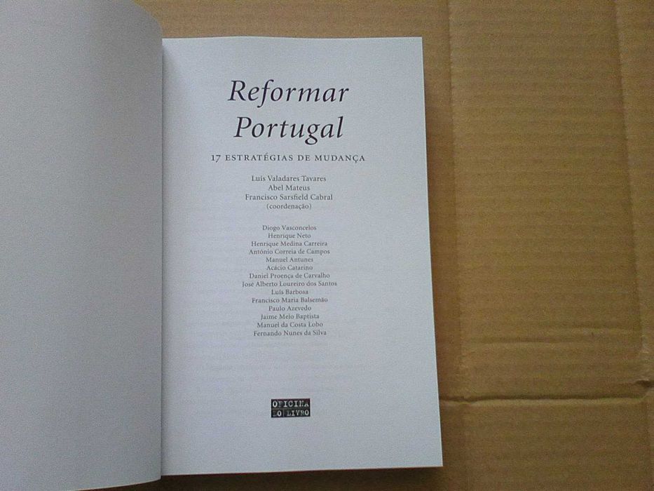 Reformar Portugal - 17 estratégias de mudança