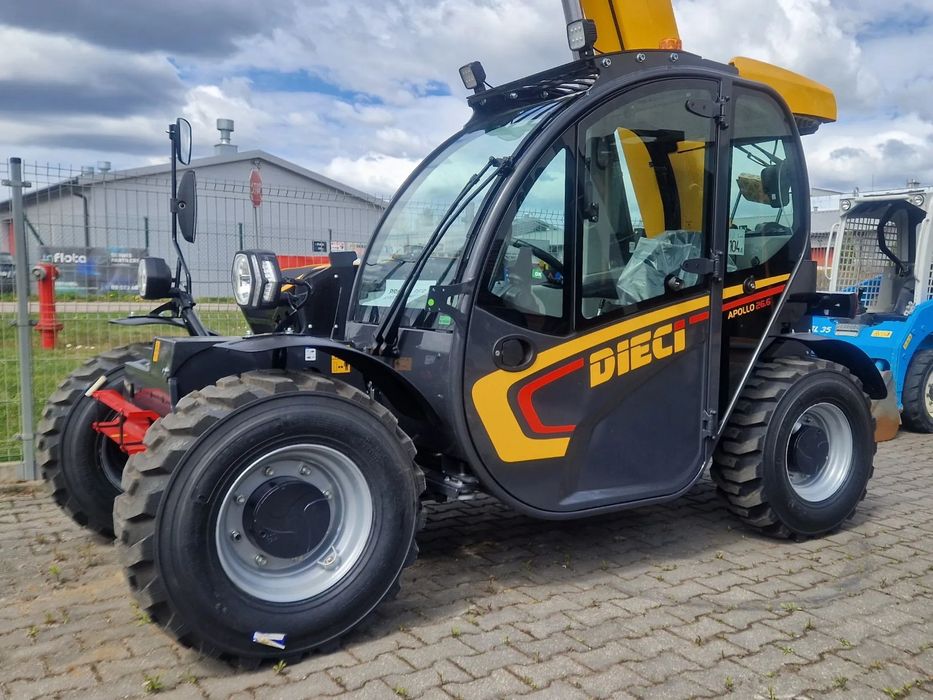 Dieci Mini Agri- APOLLO 26,6  Kompaktowa, silna ładowarka, kamera, amortyzacja, pływające widły
