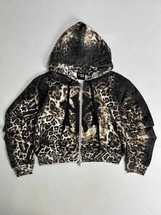 Худі Ksubi Mowalola Trakpant Black Cheetah hoodie зипка кофта худи зіп