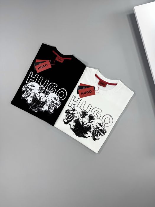 Чоловіча футболка Hugo Boss big logo мужская футболка