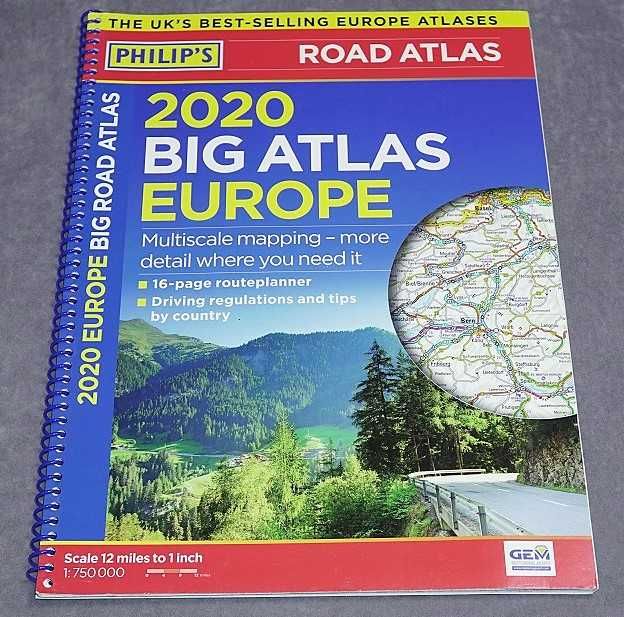 Європа. Атлас автомобільних шляхів.