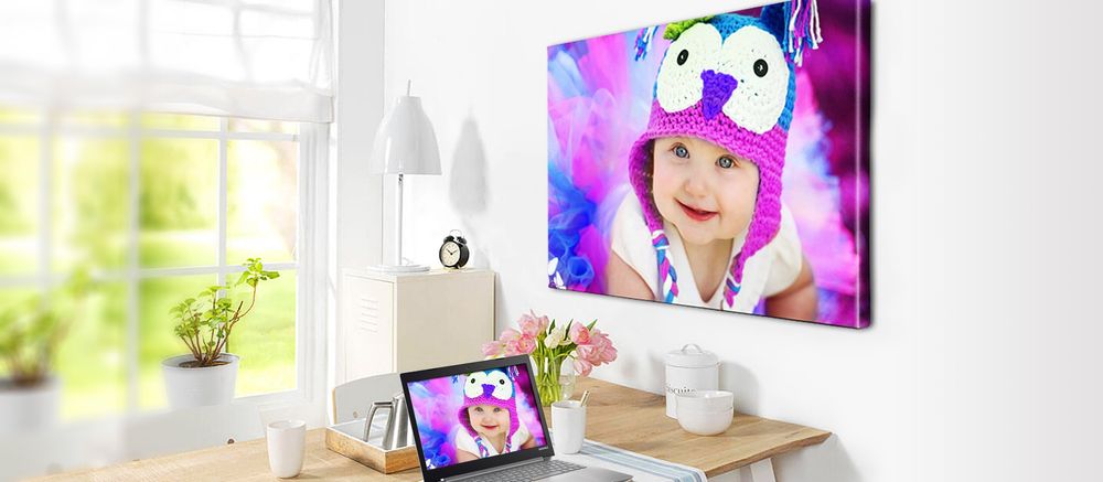 FOTO-OBRAZ twoje zdjęcie na płótnie 50x40 40x50 cm