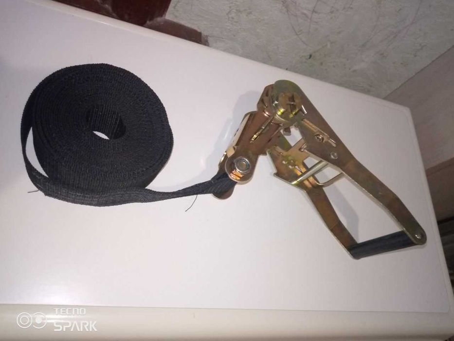 Мотузка канат 5мм 10 мм ремінь стяжний для вантажу