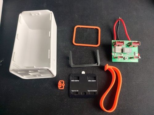 Корпус на 4 шт АКБ 21700 повербанка пой пайку