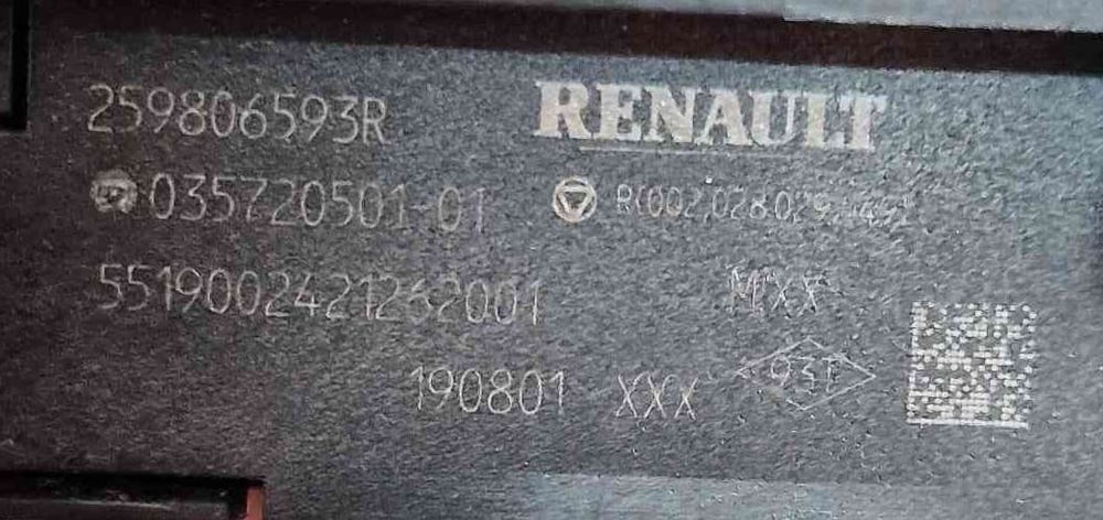 Conjunto de Botões 259806593R - RENAULT CAPTUR II