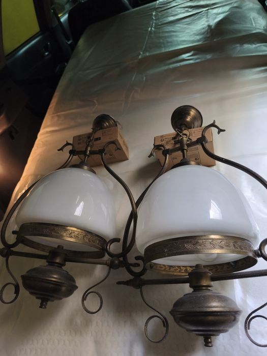 Candeeiros rústicos de teto