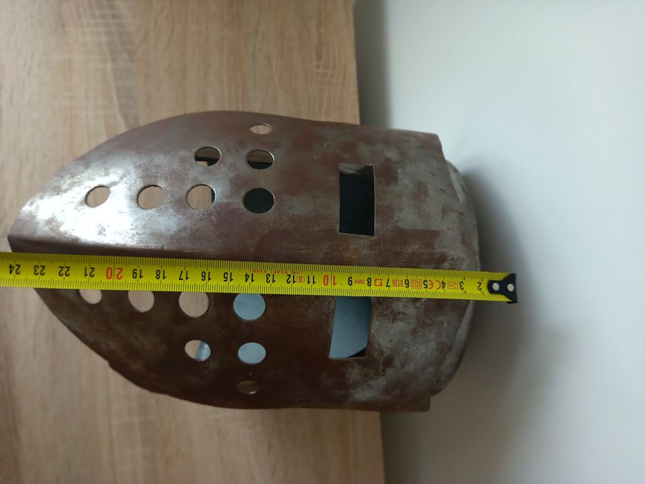 Hełm rycerski garnczkowy metalowy