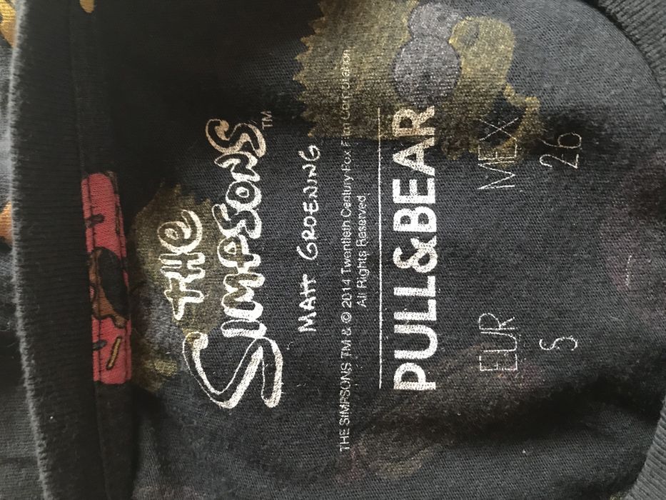 T shirt estampada simpsons