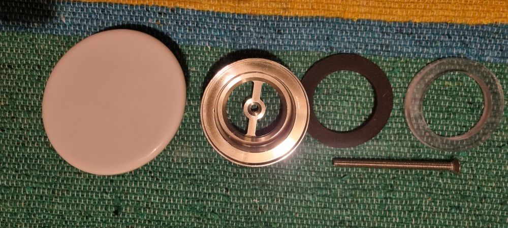 LAUFEN korek ceramiczny automatyczny do umywalki BIAŁY