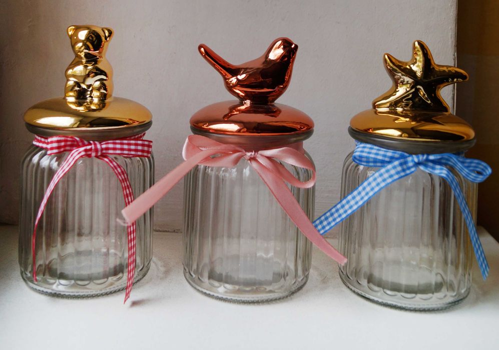 Нові  кухонні ємністі банки скляні кераміка для сипучих продуктів