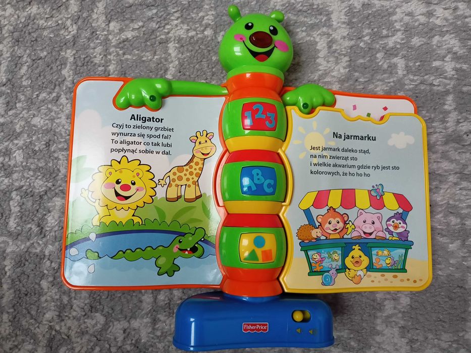 Fisher Price, książeczka rymowanka, zabawka interaktywna