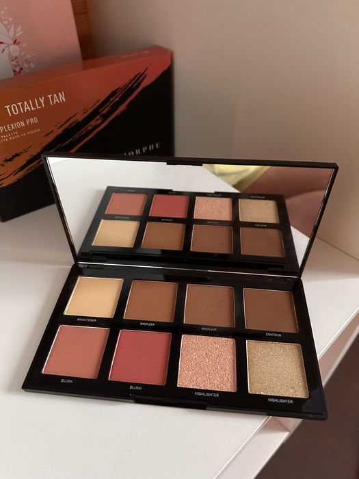 Палетка (хайлайтери, румяна, бронзери) Morphe Totally Tan