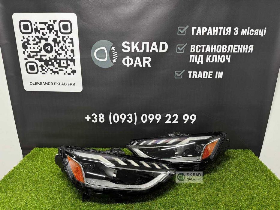 Фара фари оптика Audi A4 B9 2020-2024 Full Led USA ліва права фара Ауді А4 Б9 рестайлінг фул лед США - Гарантія 3 місяці, trade in, встановлення