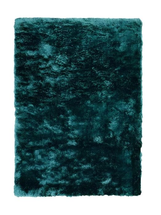 Tapete de pelo alto cor musgo 150x110 cm - Bom estado