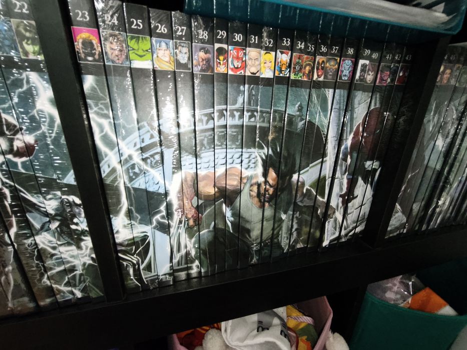 Coleção de livros Marvel capa rígida