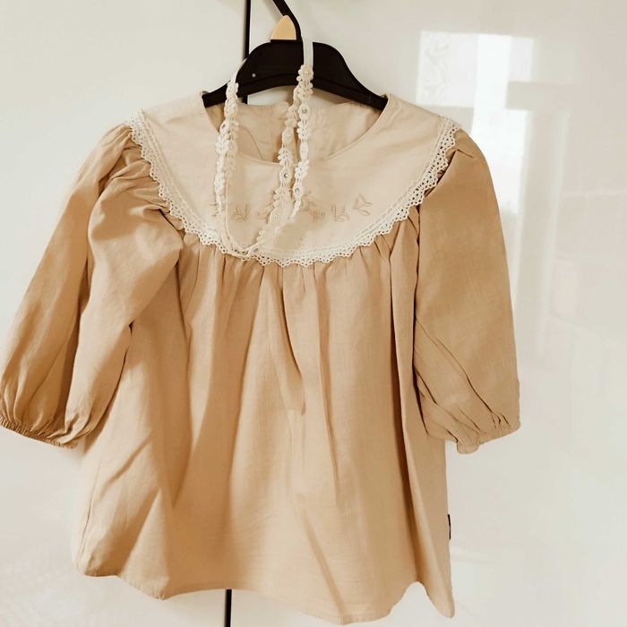 Sukienka bawełniana, elegancka wraz z opaską