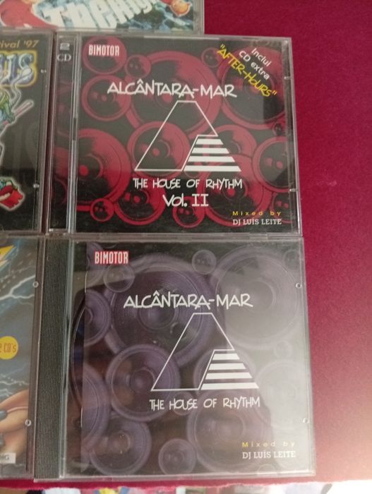 Conjunto de CDs de dance music
