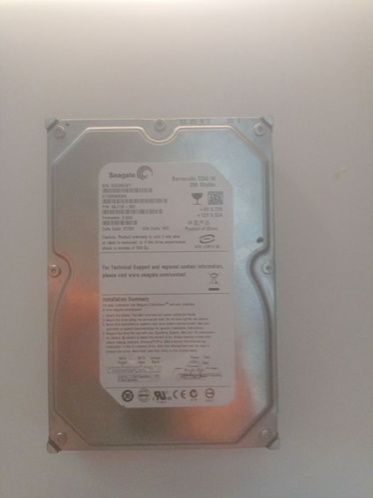 Dysk HDD 3.5" Seagate Barracuda 200GB | ST3200820AS | SATA