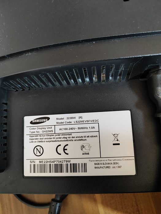 Монітор Samsung 223BW