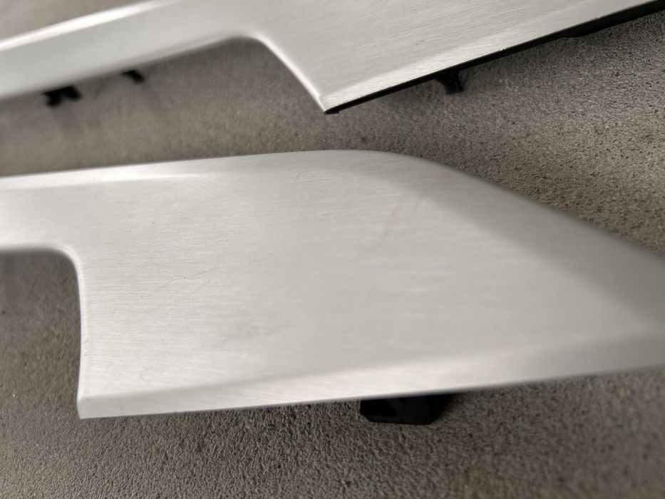 Audi A4 B9 listwy dekory SZCZOTKOWANE ALUMINIUM oryginał