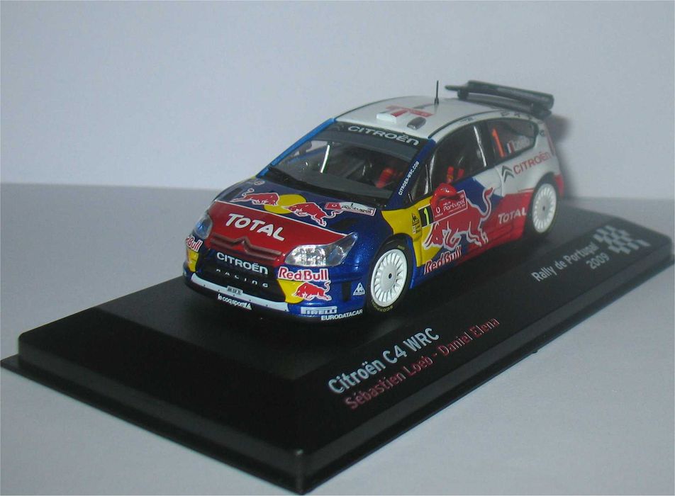 Miniature CITROEN C4 WRC Vainqueur du rallye de GRANDE BRETAGNE 2009 (LOEB/ELENA) NOREV NOREV181550 | Collect World