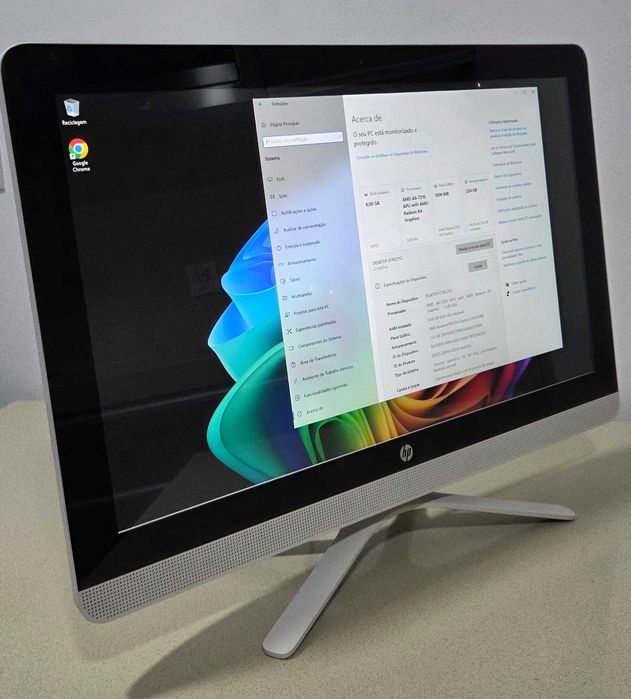 Computador HP tudo em um touchscreen de 22 Polegadas
