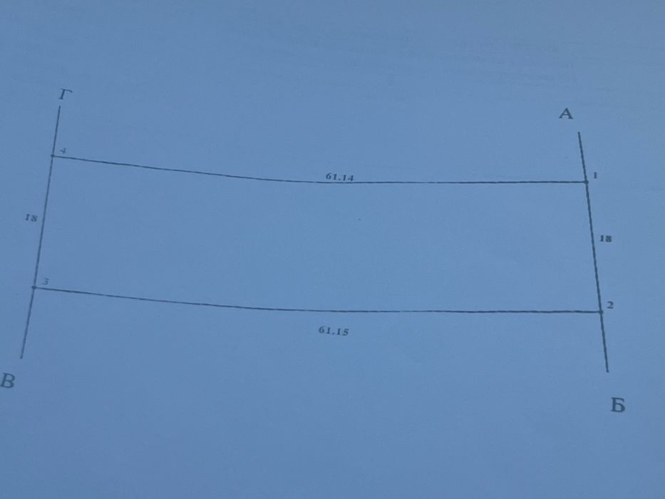 Ділянка з фундаментом в Баранинцях(біля Ужгорода)