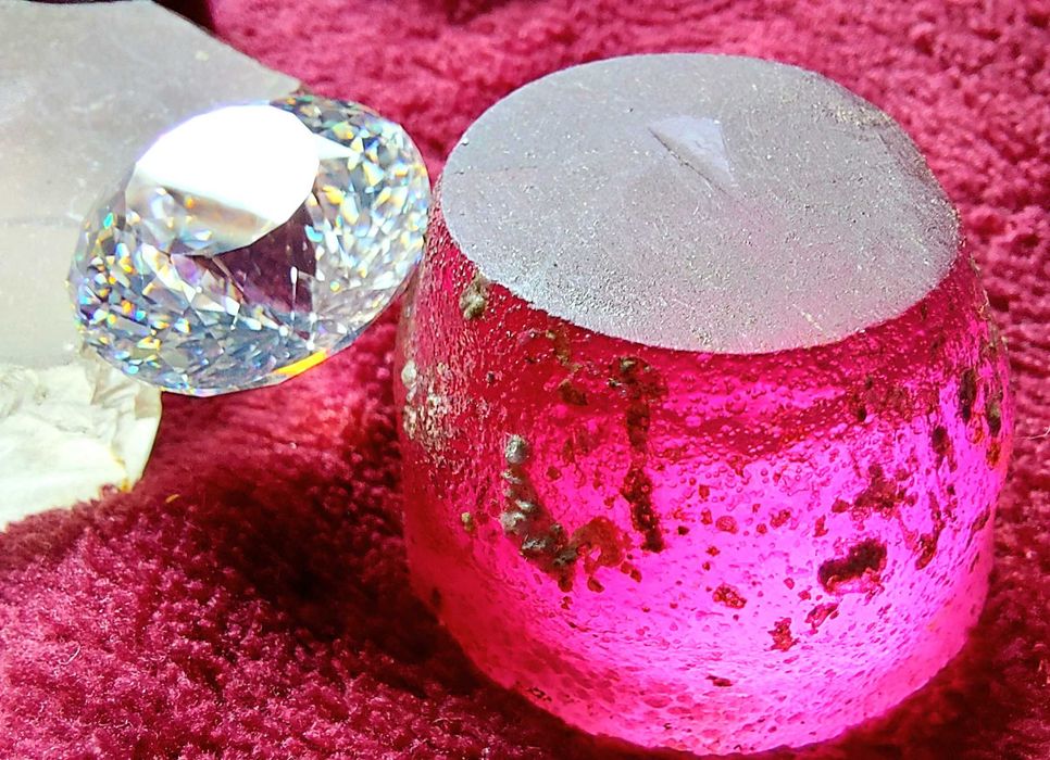 Синтетический корунд фианит крупный