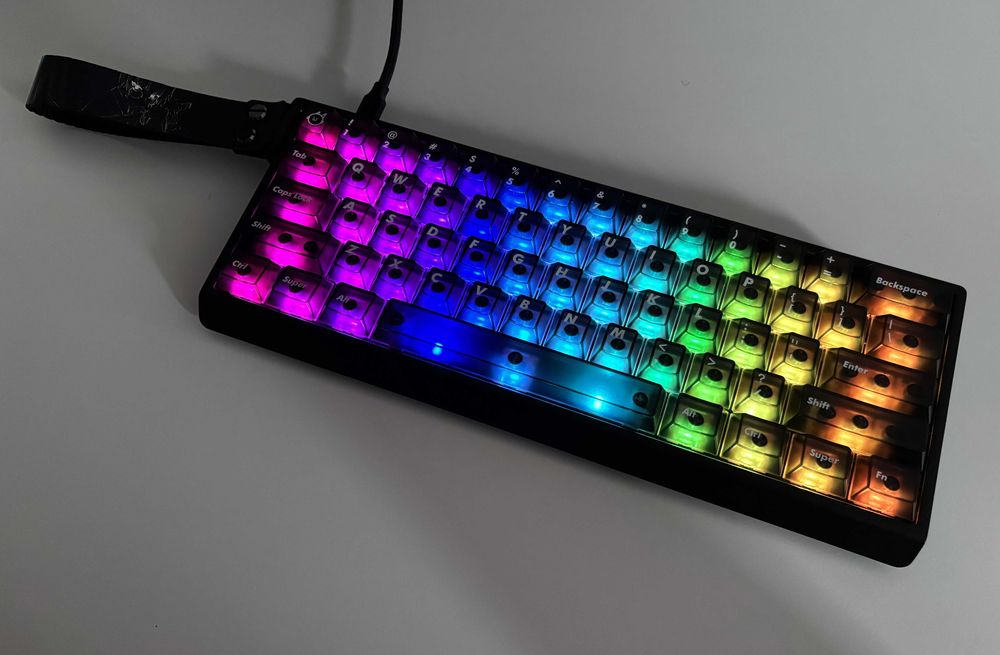 Кастом магнитная клавиатура Geonworks Venom60HE v2 RGB (Duhuk Herz, Aluminium Case)