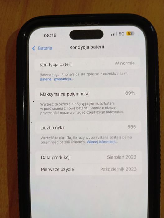 iphone 15 plus 128 gb stan bardzo dobry