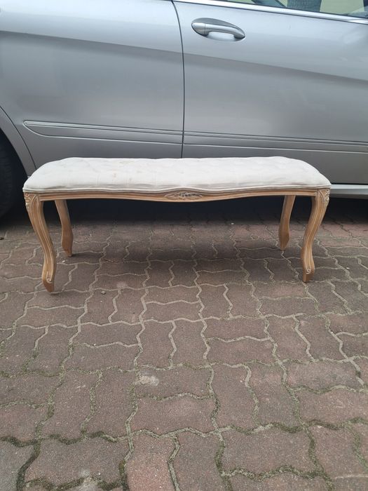 Ławka pufa stylowa
