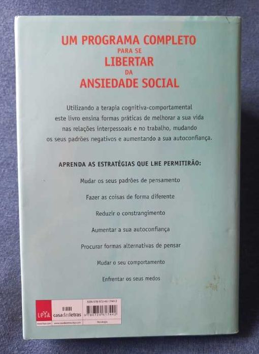 Ultrapassar a Ansiedade Social e a Timidez - Gillian Butler