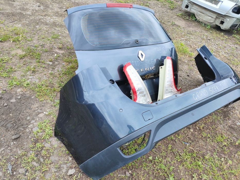 Renault Grand Scenic III 2009-2015 кришка багажника колір TAB66