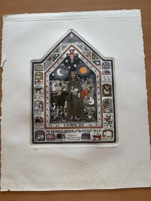 Grafika Grahama Clarke'a  św Franciszek 6/400