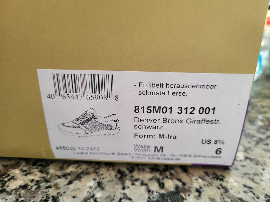 Buty WaldLaufer rozmiar 39,5 - NOWE - 815M01 312 M Ira-Soft Czarne