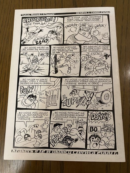Krakers 11 ( 2000/01 )  magazyn komiksowy, komiks