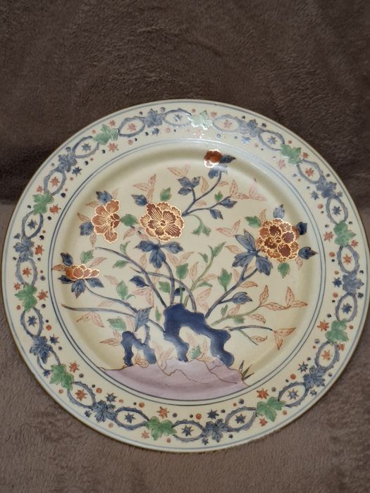 Вінтажне керамічне декоративне блюдо