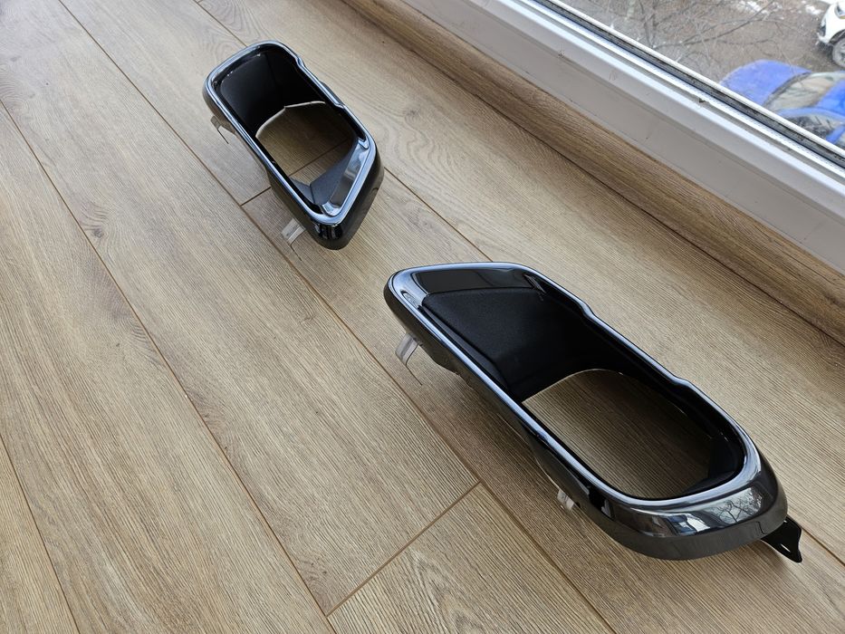 Черные насадки выхлоп BMW G05 G06 G07 X5 X6 X7