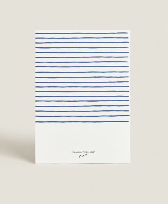 CADERNO ÀS RISCAS COM MARCADOR DE PÁGINAS PICASSO Zara Home NOVO