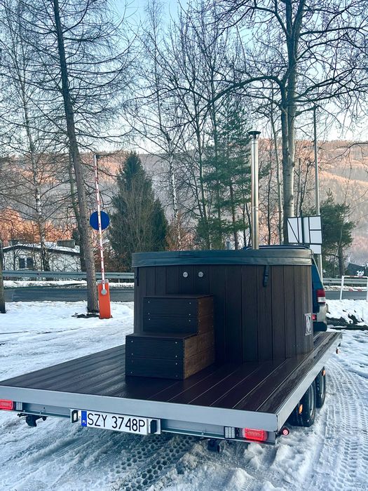 Mobilna balia, jacuzzi do wynajęcia