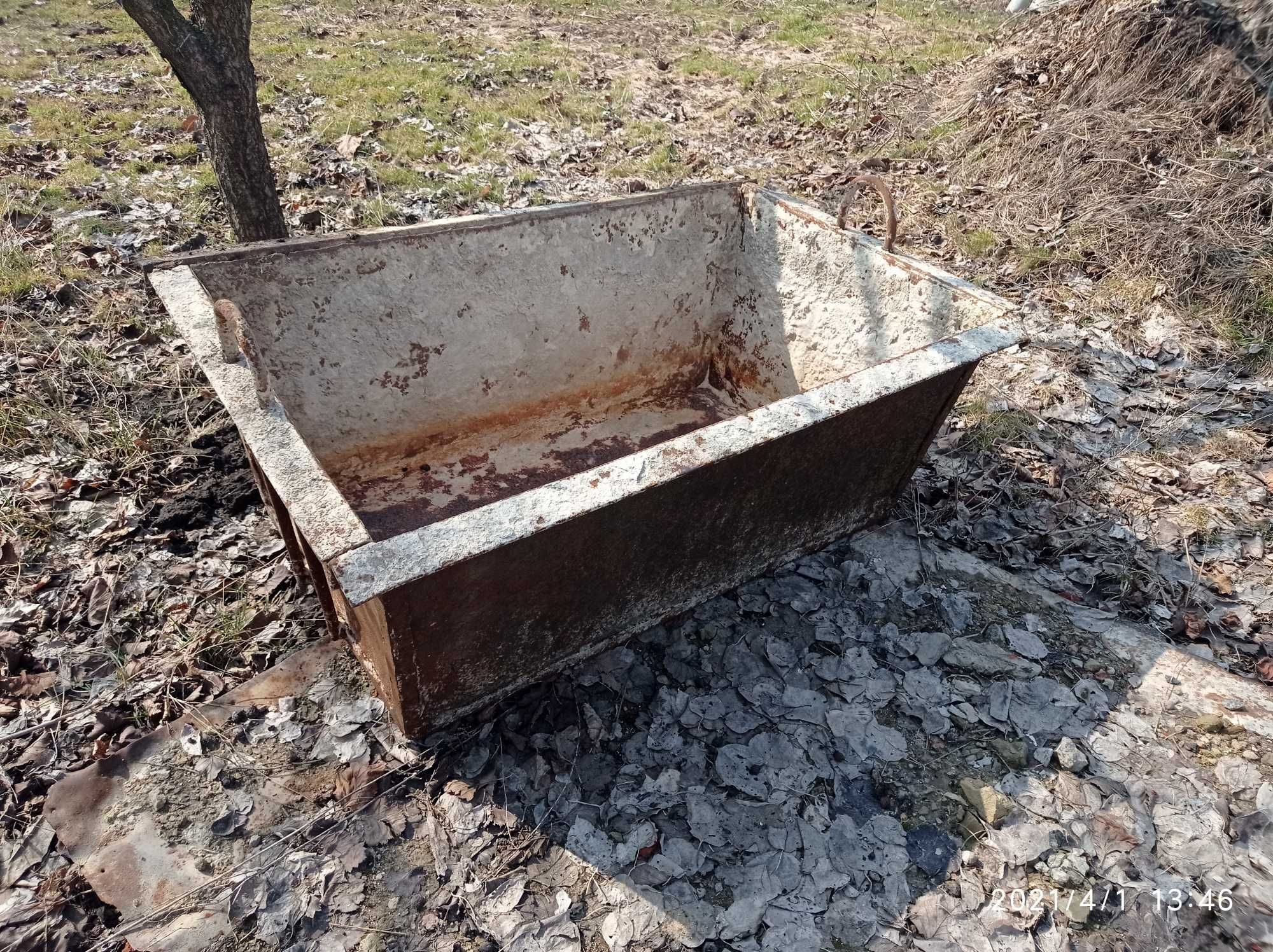 Ящик строительный для раствора, ящик каменщика, корыто, бадья, б/у: 2 ...